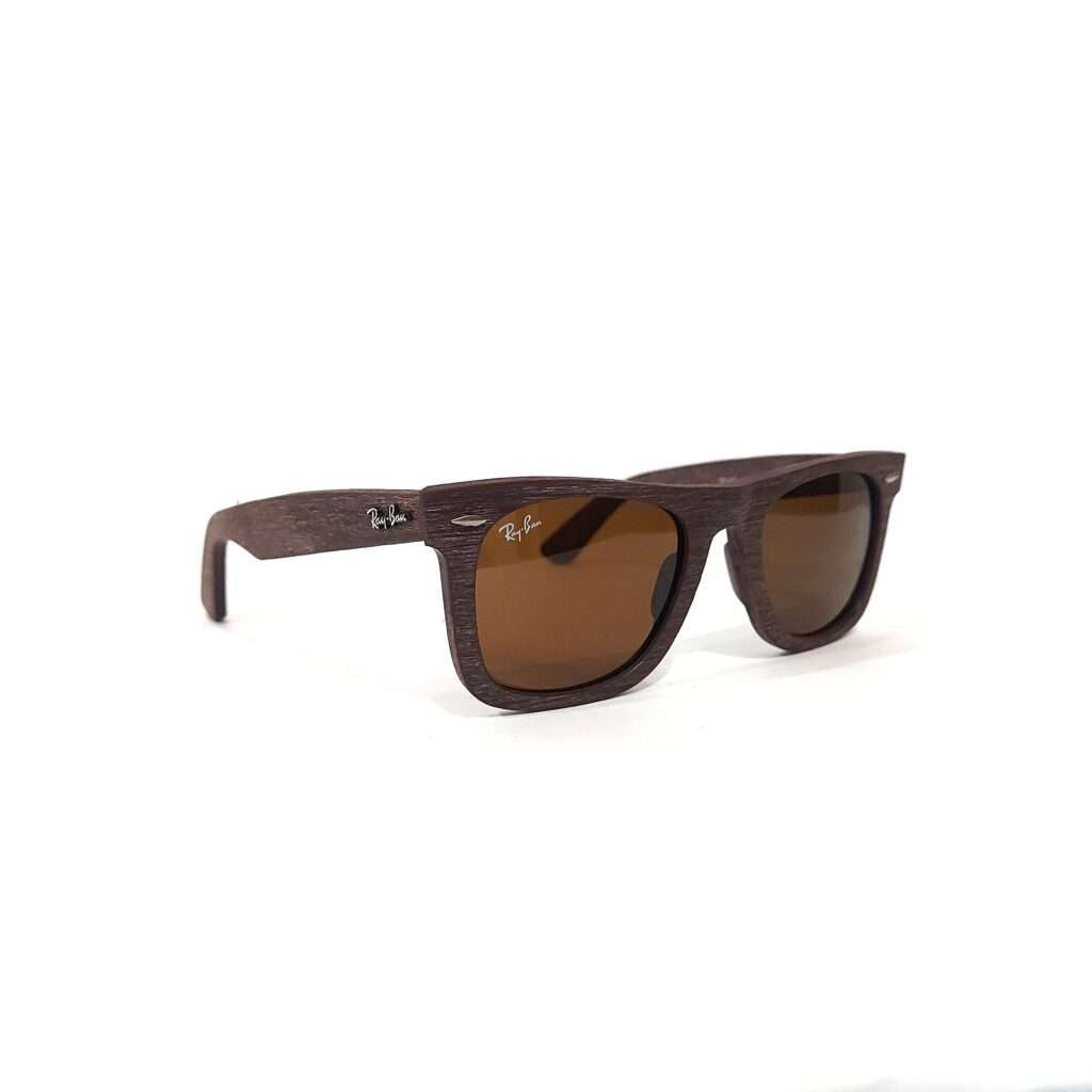 RayBan RB2140 Wood Acetate Coffee Brown Frame Coffee Brown Glass Lens